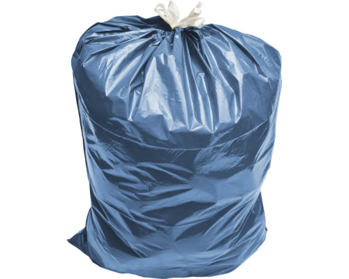 Voll gefüllter Müllsack mit Verschlussband