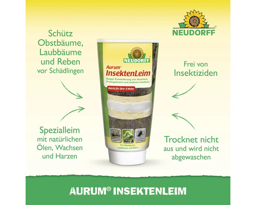 Neudorff Aurum Insektenleim zum Schutz von Obstbäumen vor Schädlingen