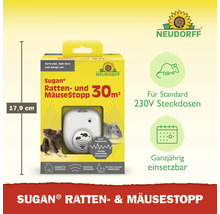 Neudorff Sugan Ratten- und Mäusestopp Packung mit technischer Information und Anwendungsbereich