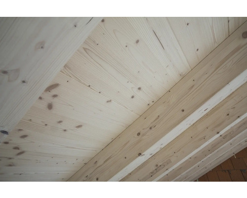 Holzpaneeldecke aus Fichtenholz