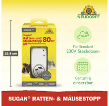 Sugan Ratten- und Mäusestopp mit elektromagnetischem Schutz für Innenräume, 22,4 cm hoch