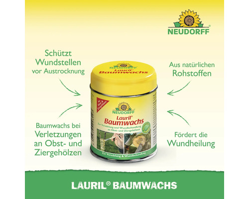 Neudorff Lauril Baumwachs zum Schutz von Wundstellen an Obst- und Ziergehölzen