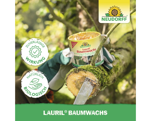 Neudorff Lauril Baumwachs Dose zur Baumveredelung und Wundbehandlung