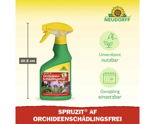 Neudorff Spruzit AF Orchideen Schädlingsfrei Schädlingsbekämpfungsmittel, 20,5 cm hoch