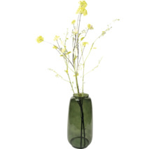 Dekorative Kunstblumen in einer Glasvase