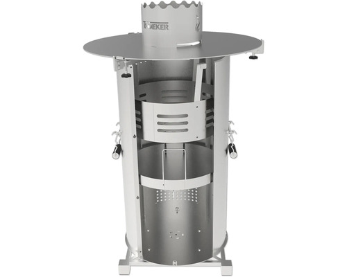 Tonnenkamin aus Metall