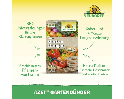 Neudorff Azet Gartendünger für alle Gartenpflanzen