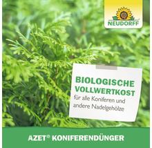Azet Koniferendünger für Nadelgehölze mit Neudorff Logo