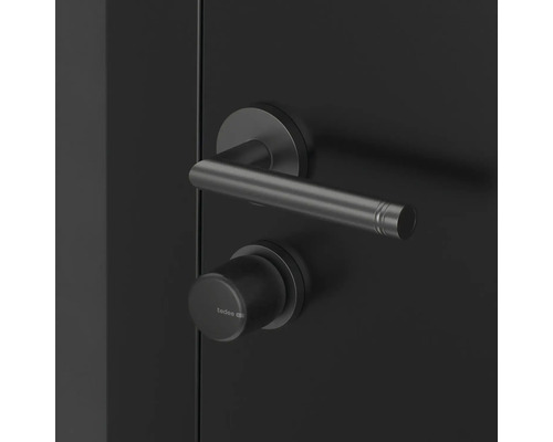 Türbeschlag mit Türgriff und Tedeelogo