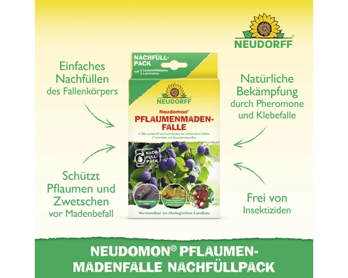 Neudorff Neudomon Pflaumenmadenfalle Nachfüllpackung