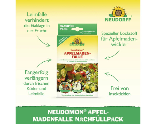 Neudorff Neudomon Apfelmadenfalle Nachfüllpackung zur Schädlingsbekämpfung
