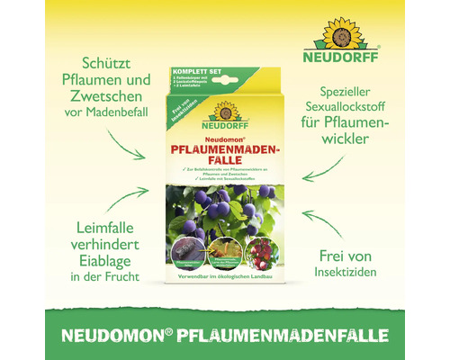 Neudorff Neudomon Pflaumenmadenfalle zum Schutz vor Madenbefall