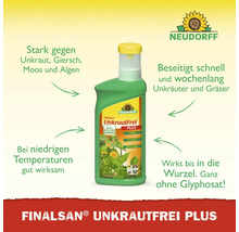 Finalsan Unkrautfrei Plus Unkrautvernichter in grüner Flasche