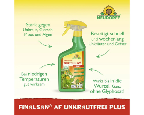 Finalsan AF Unkrautfrei Plus Unkrautvernichter Sprühflasche