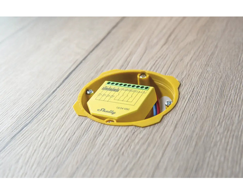 Shelly Logo Dimmer in Unterputzdose