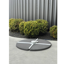 Schirmständerplatte GARDEN PLACE 16 kg, Beton, dreieckig