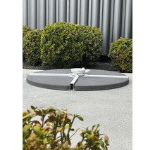 Schirmständerplatte GARDEN PLACE 16 kg, Beton, dreieckig