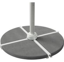 Schirmständerplatte GARDEN PLACE 16 kg, Beton, dreieckig