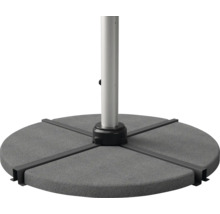 Schirmständerplatte GARDEN PLACE 16 kg, Beton, dreieckig