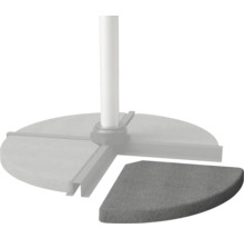 Schirmständerplatte GARDEN PLACE 16 kg, Beton, dreieckig