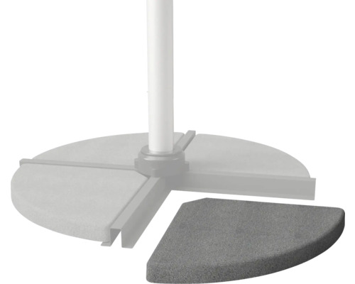 Betonplatten für Sonnenschirmfuß