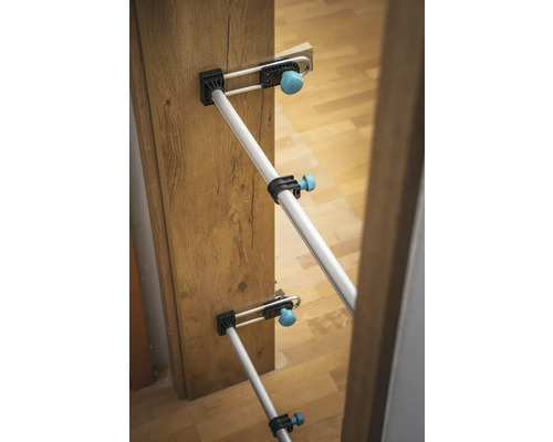 Türspreize zum Fixieren von Türzargen