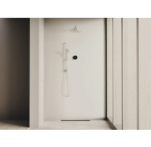 Ebenerdige Dusche mit Duschkopf, Handbrause und Thermostat