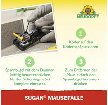 Mäusefalle Neudorff Sugan Mäuse Falle