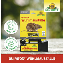 Quiritox Wühlmausfalle Verpackung mit Neudorff Logo