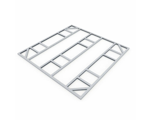 Metallrahmen für Gartenhaus Fundament