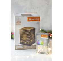 LEDVANCE Tischleuchte aus Karton und LED Lampe in Produktverpackung