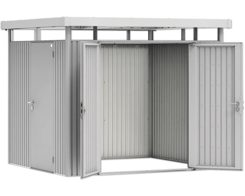 Metall Gerätehaus mit Doppeltür und Einzeltür für Gartengeräte