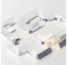 EcoFlow STREAM Ultra Powerstation 1,92 kWh Speicher erweiterbar, MPPT 4, PV Eingangsleistung 2000 W, integrierter bidirektionaler Wechselrichter, 1200 W Ausgang - auf 2300 W erweiterbar, Plug & Play System mit bis zu 6 000 Ladezyklen, 30 dB Schutzart IP65-thumb-7