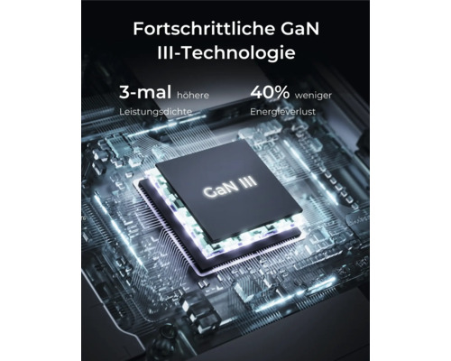 GaN III Chiptechnologie mit höherer Leistungsdichte und geringerem Energieverlust