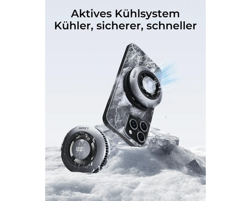 Aktives Kühlgerät für Mobiltelefone mit Firmenlogo Aukey