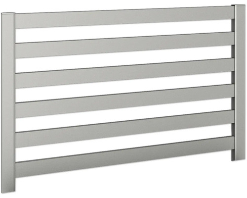 Rankgitter Biohort 1 Stück für 1,5m Seite/Gr. 150 quarzgrau-metallic Metallzaun mit horizontalen Streben