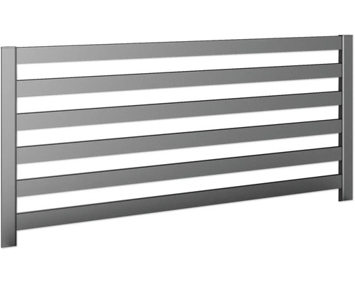 Rankgitter Biohort 1 Stück für 2m Seite/ Gr. 200 dunkelgrau-metallic Gartenzaun aus Metall mit horizontalen Streben