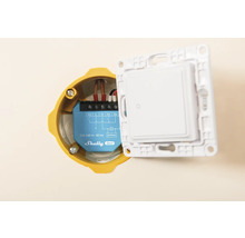 Shelly Gen3 Smart Home Schalter in Gelbem Gehäuse