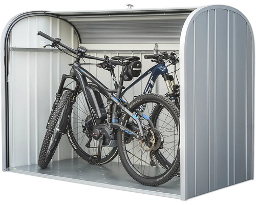 Fahrradbox mit zwei Fahrrädern