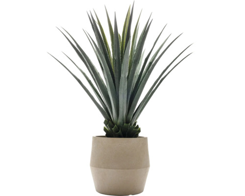 Künstliche Agave in einem Topf