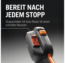 Benzin Motorsense Husqvarna 122R, inkl. Trimmerkopf und Tragegurt