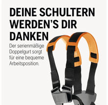 Benzin Motorsense Husqvarna 122R, inkl. Trimmerkopf und Tragegurt