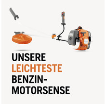 Benzin Motorsense Husqvarna 122R, inkl. Trimmerkopf und Tragegurt