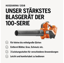 Husqvarna 120iB Akku Laubbläser für kleine bis mittelgroße Gärten