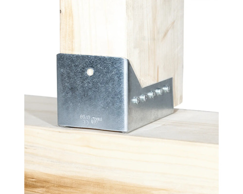 Pfostenträger aus Metall zur Holzkonstruktion