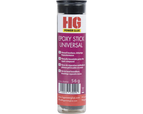 HG Power Glue Epoxy Stick Universal, 56 grams