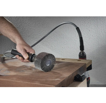 Lamellenbürste mit biegsamer Welle zum Schleifen von Holz