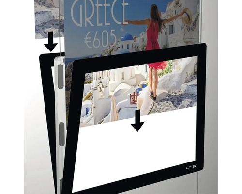 Artiteq Klemmschiene zur Bildaufhängung mit Motiv