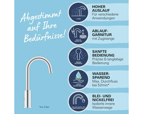 Produktmerkmale einer Armatur im Überblick