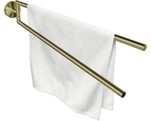 Handtuchhalter mit einem weißen Handtuch